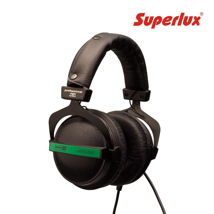 Auricular Superlux Hmd660x Micro-profesional-verde